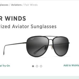 Maui Jim Aviator Sunglasses-Never Worn